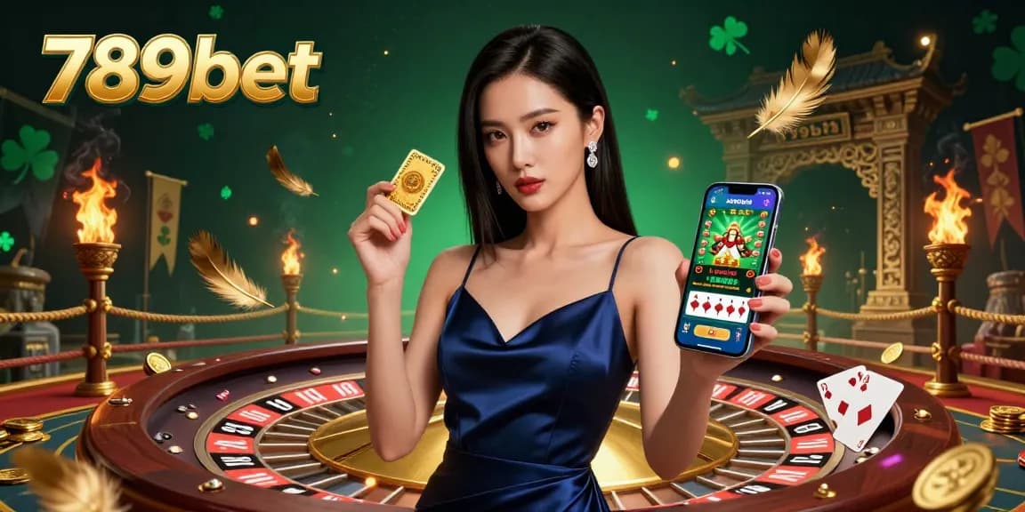 Engaging 3D illustration showcasing the 789bet casino app, highlighting gaming excitement and luxury.