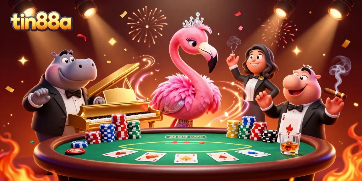 Experience thrilling gameplay at tin88a with vibrant characters and dynamic casino elements.