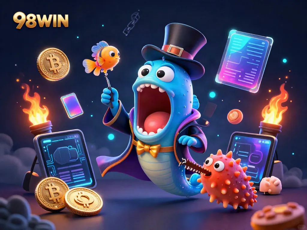 Experience thrilling gameplay at 98WIN with magical card tricks and crypto elements.
