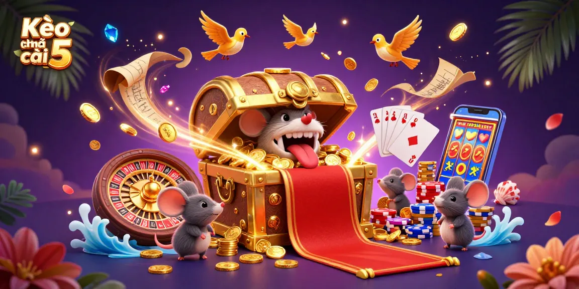 Kèo nhà cái 5 invites adventure seekers to experience thrilling betting with golden rewards and exciting casino elements.