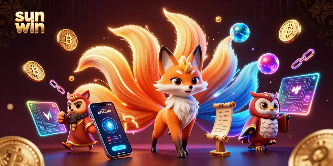 Experience thrilling gameplay with sun win’s vibrant characters and engaging casino elements.