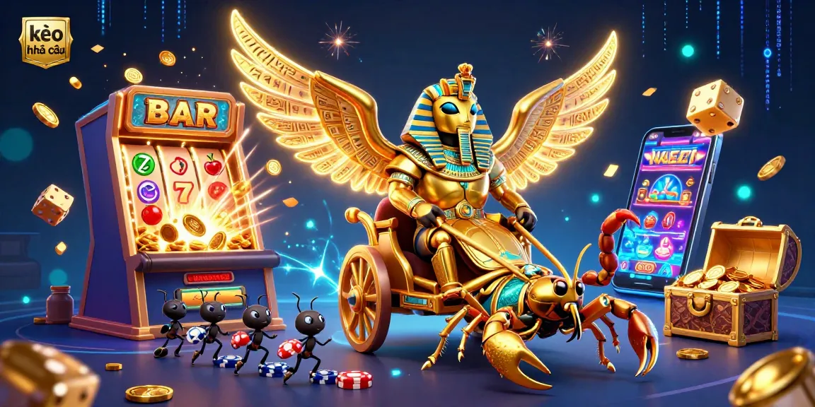 Engage in thrilling gaming as kèo nhà cái showcases an electrifying 3D scene filled with action, jackpots, and casino excitement.