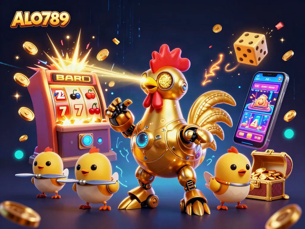 Experience thrilling gameplay at ALO789 with vibrant casino visuals and exciting game elements.