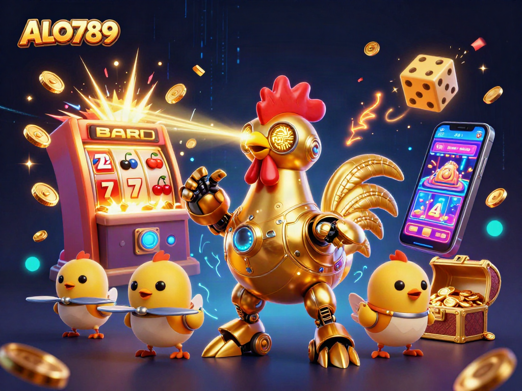 Experience thrilling gameplay at ALO789 with vibrant casino visuals and exciting game elements.
