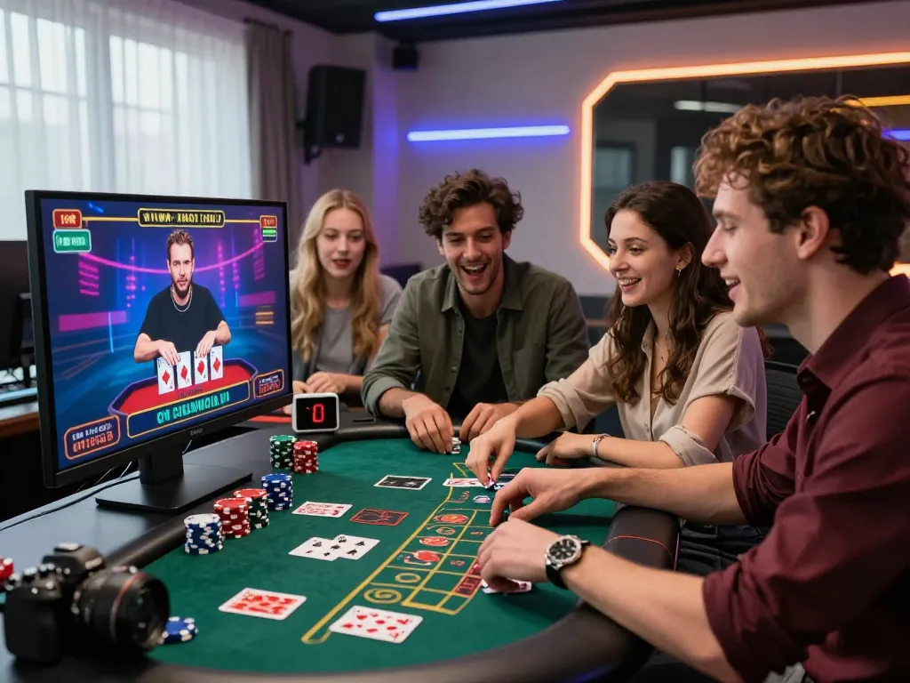 Exciting online gambling experience with friends at 8KBET casino.