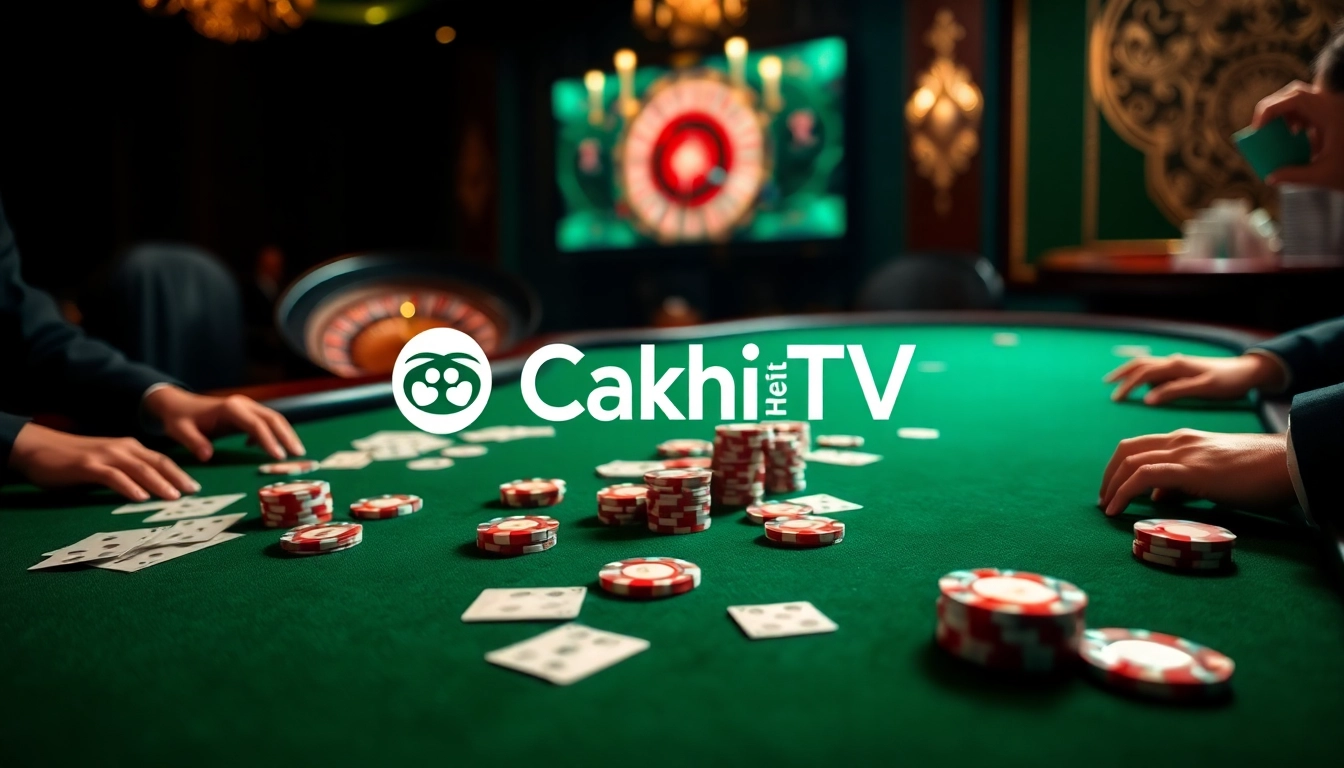 CakhiaTV enhances your betting experience with exciting live poker, casino games, and high-stakes action.