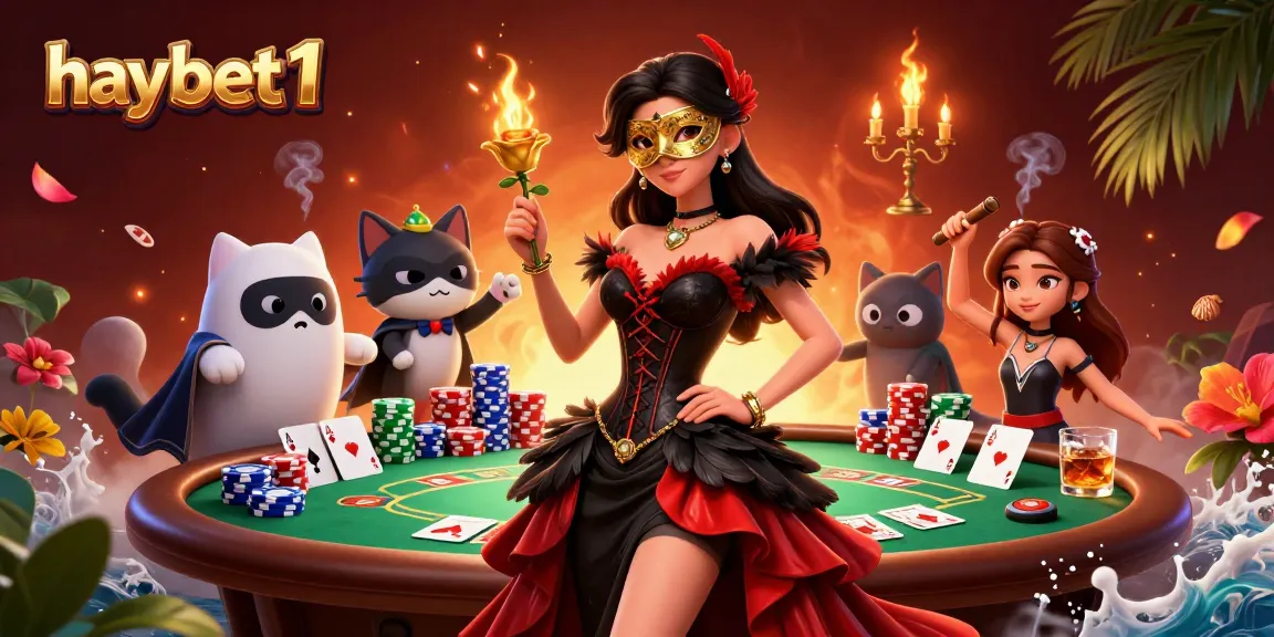 Join the excitement of haybet1 at a vibrant poker table with stunning characters and dynamic gameplay!