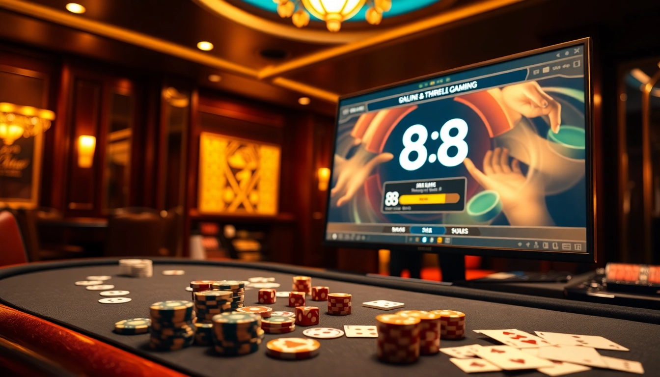 Access the thrilling games on ĐĂNG NHẬP B8's luxurious online casino interface.