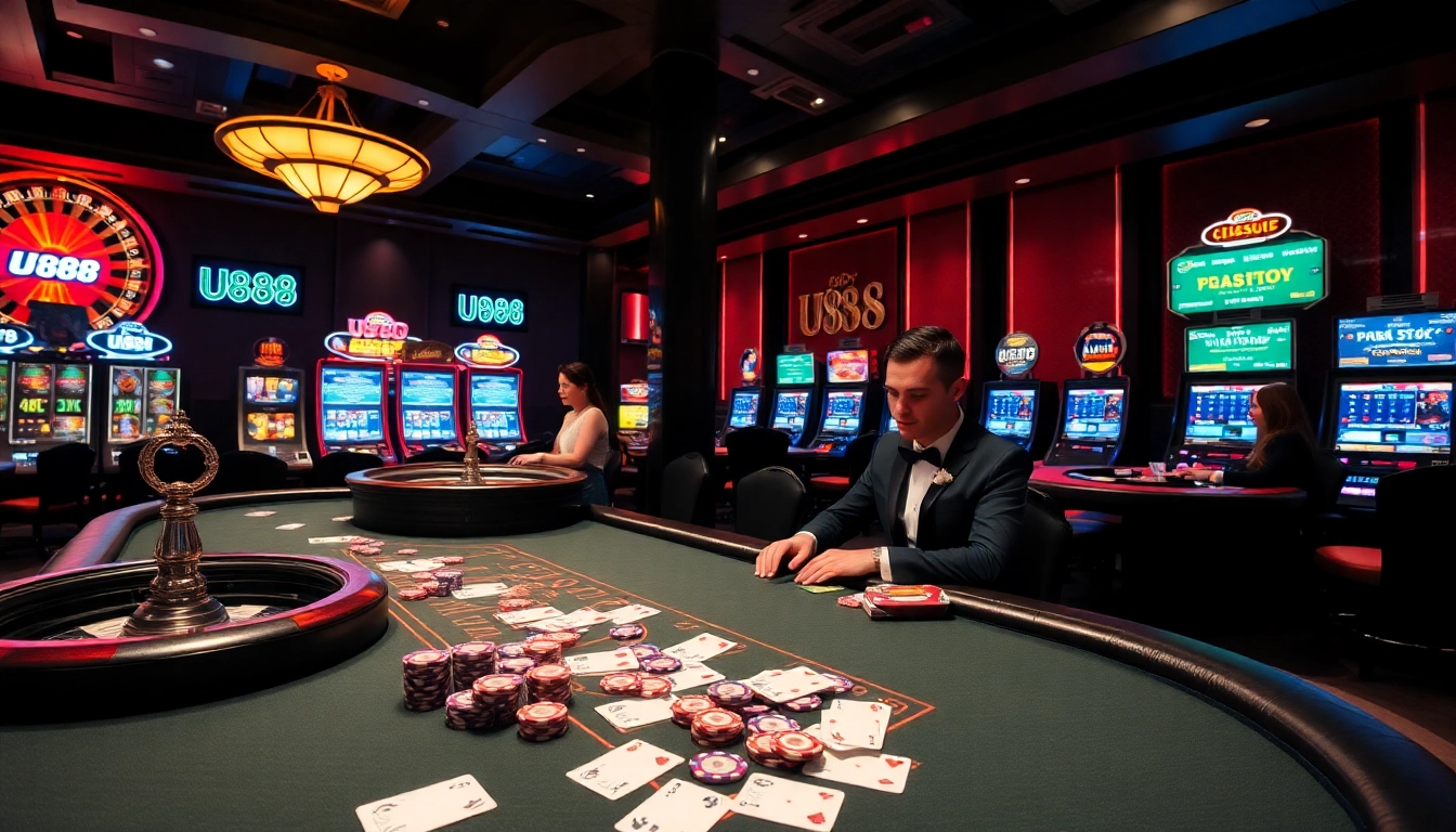 Experience thrill at U888 online casino with elegant games, vibrant atmosphere, and professional players.