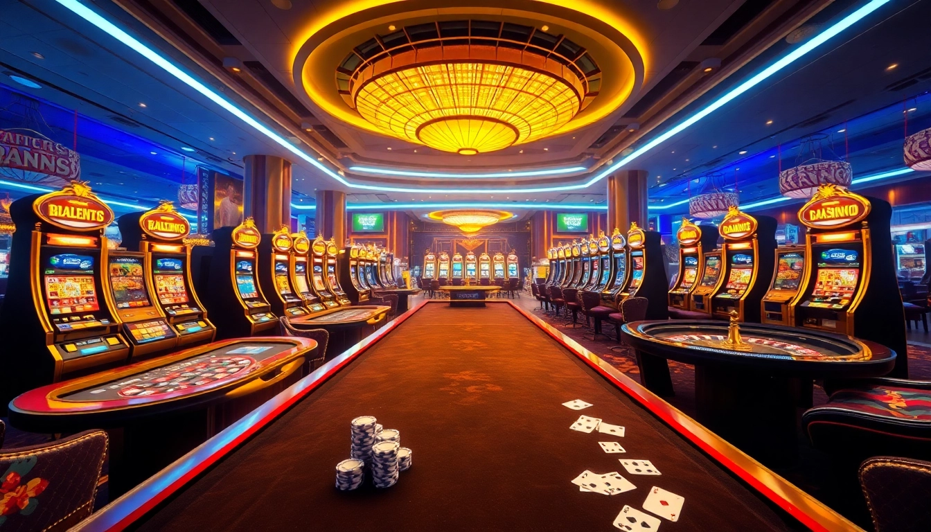Experience thrilling gameplay at GO88's casino, featuring vibrant tables and exciting slot machines.