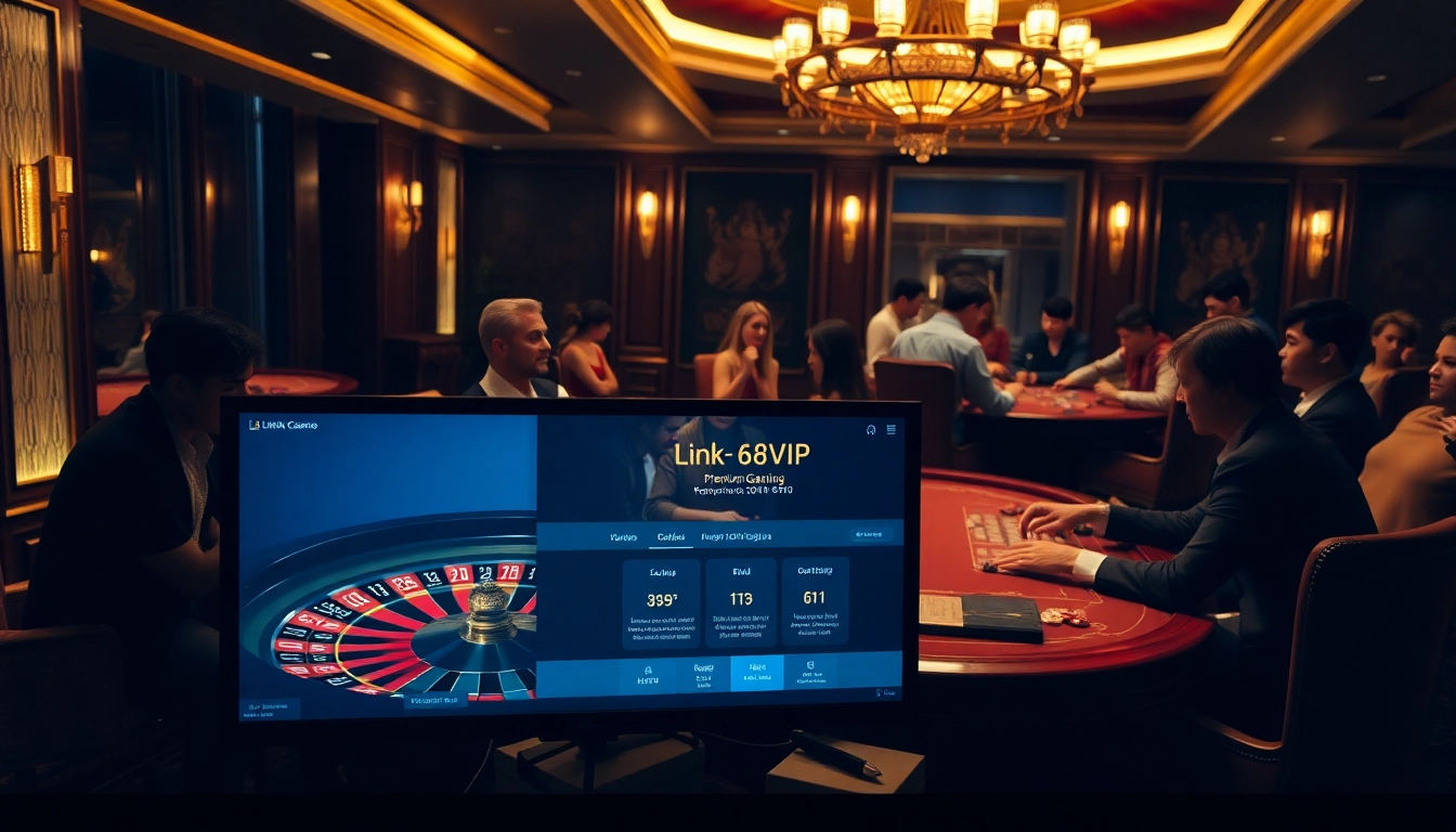 Experience thrilling gameplay at Link Vào Nhà Cái 68VIP with engaging casino visuals.