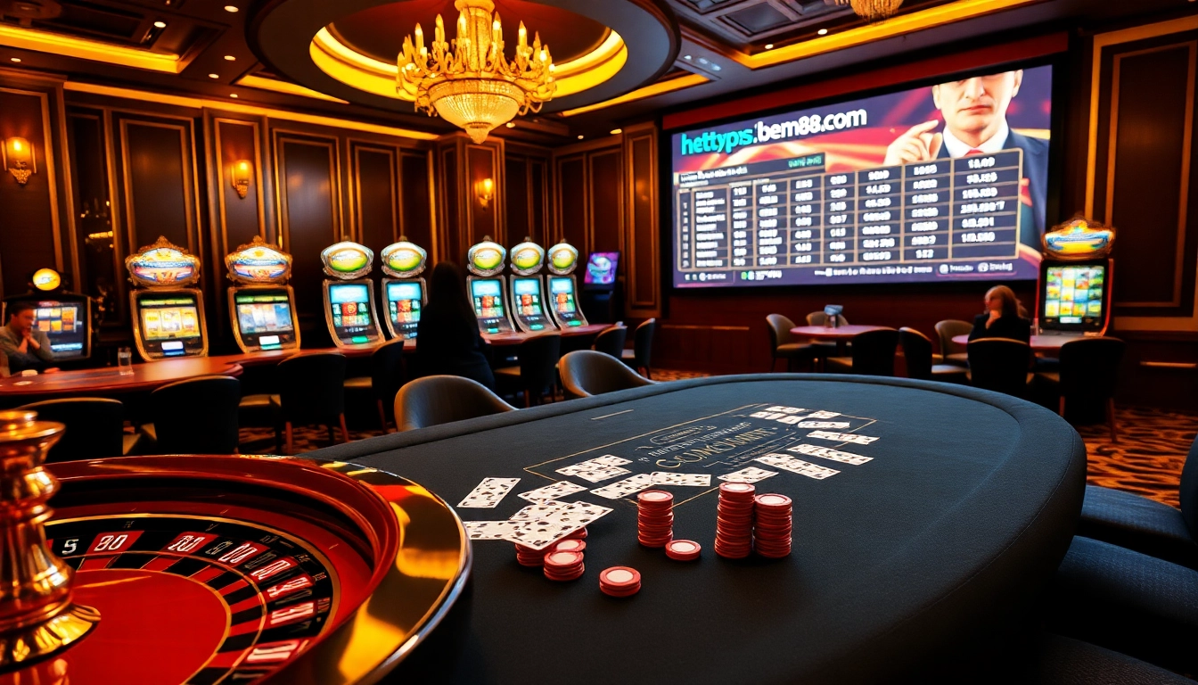Engaging poker game at https://bem88.com featuring luxurious cards and chips.