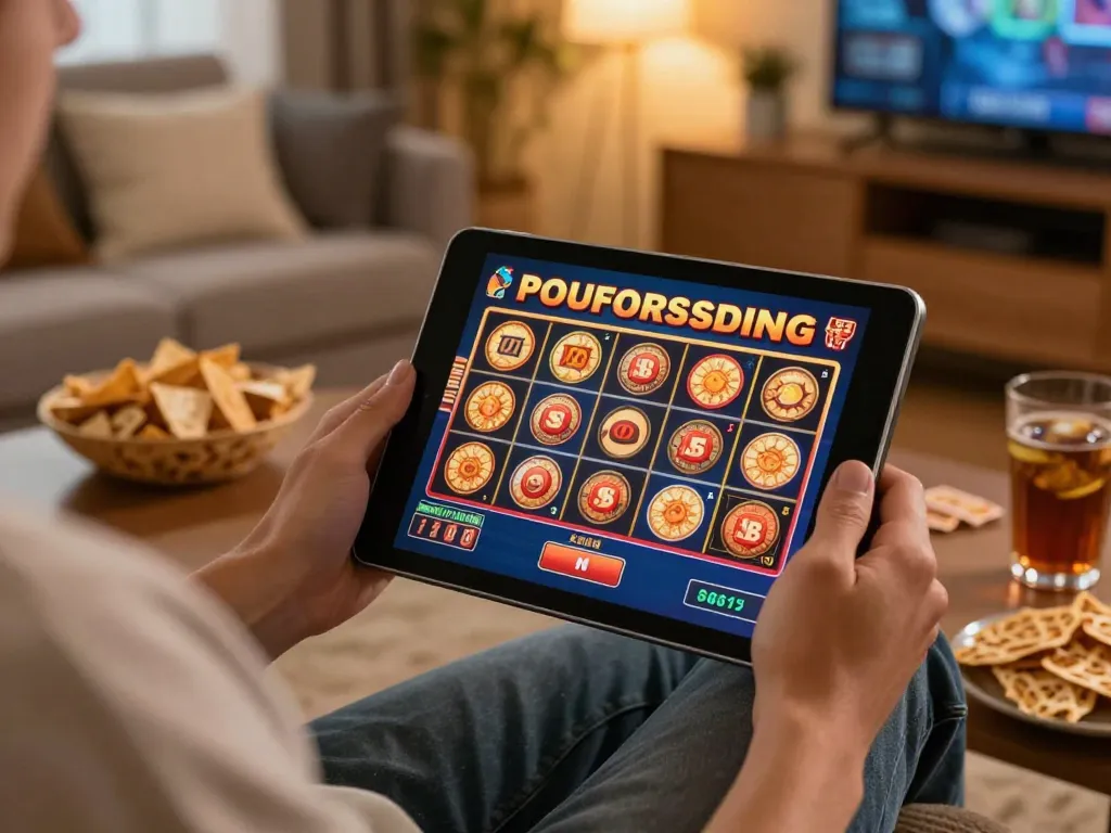 Engaging with sunwin as a top online gaming platform, enjoying vibrant gameplay at home.