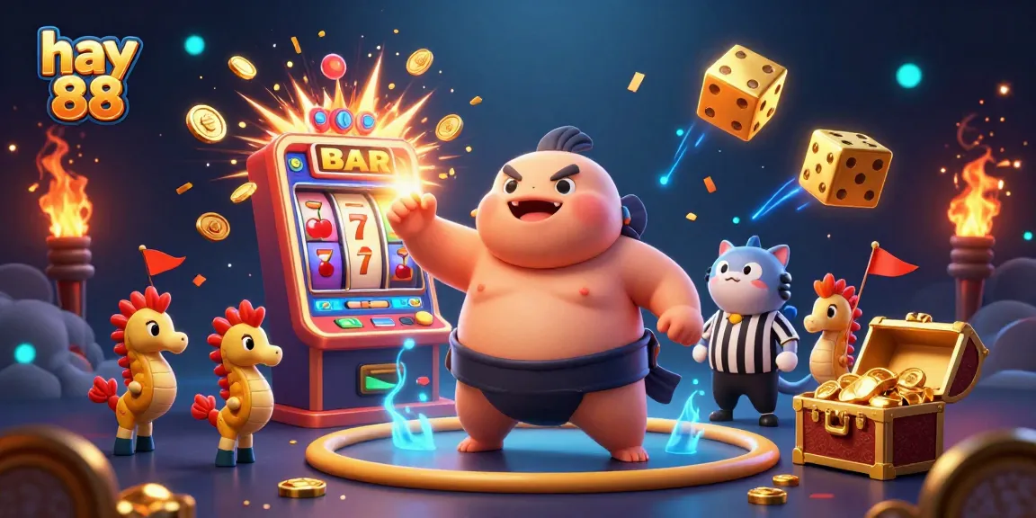 Experience thrilling casino action at hay 88 with vibrant 3D characters and dynamic gaming elements.