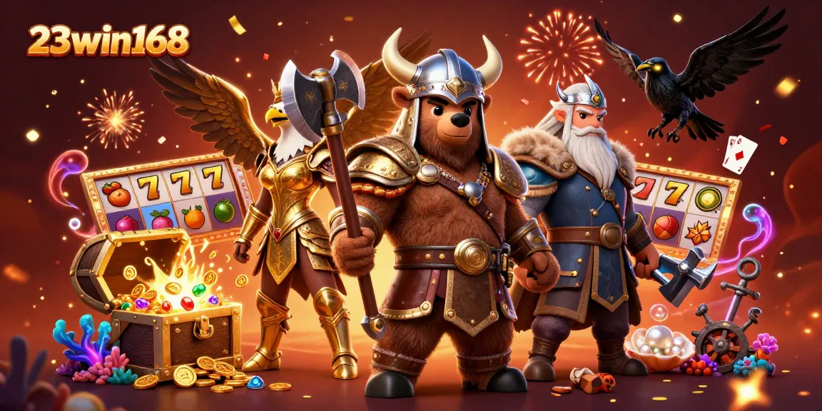 Engage in thrilling gaming action with 23win168's vibrant casino adventures
